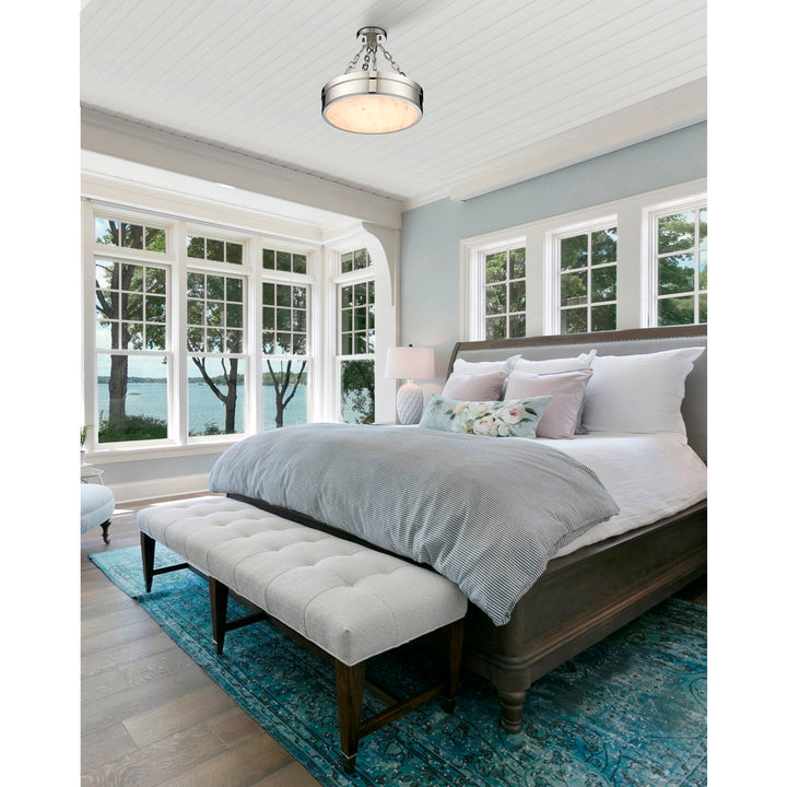 1 Light Semi Flush