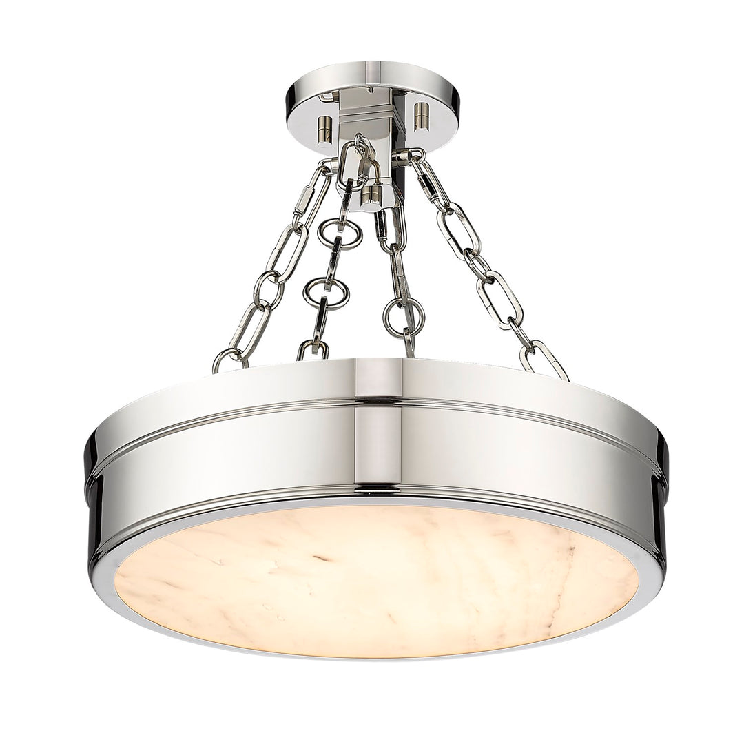 1 Light Semi Flush
