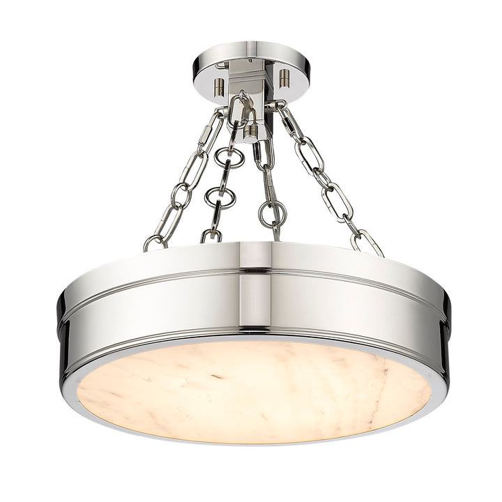 1 Light Semi Flush