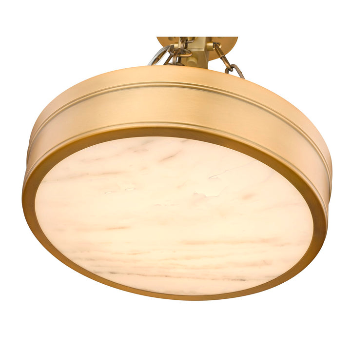 1 Light Semi Flush