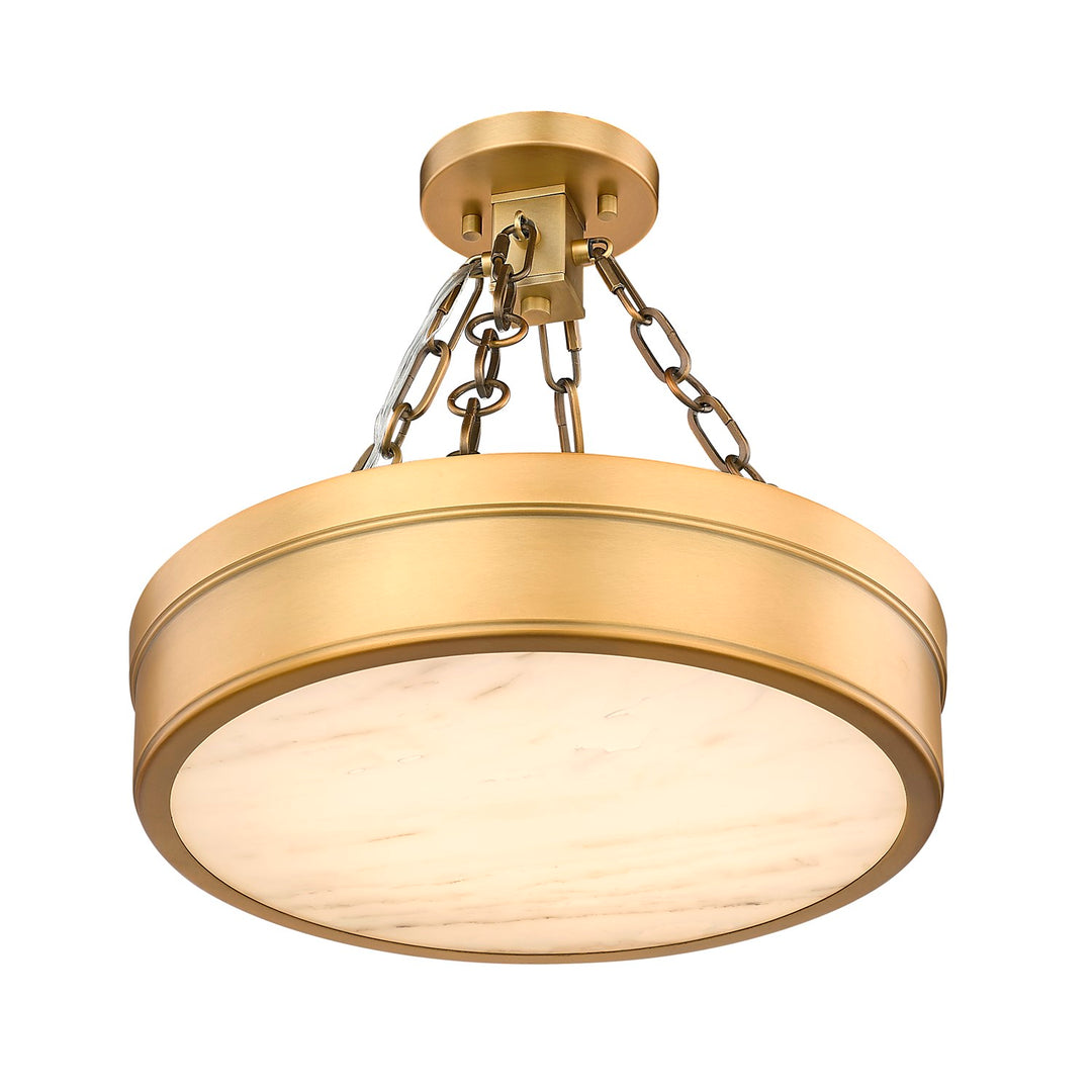 1 Light Semi Flush