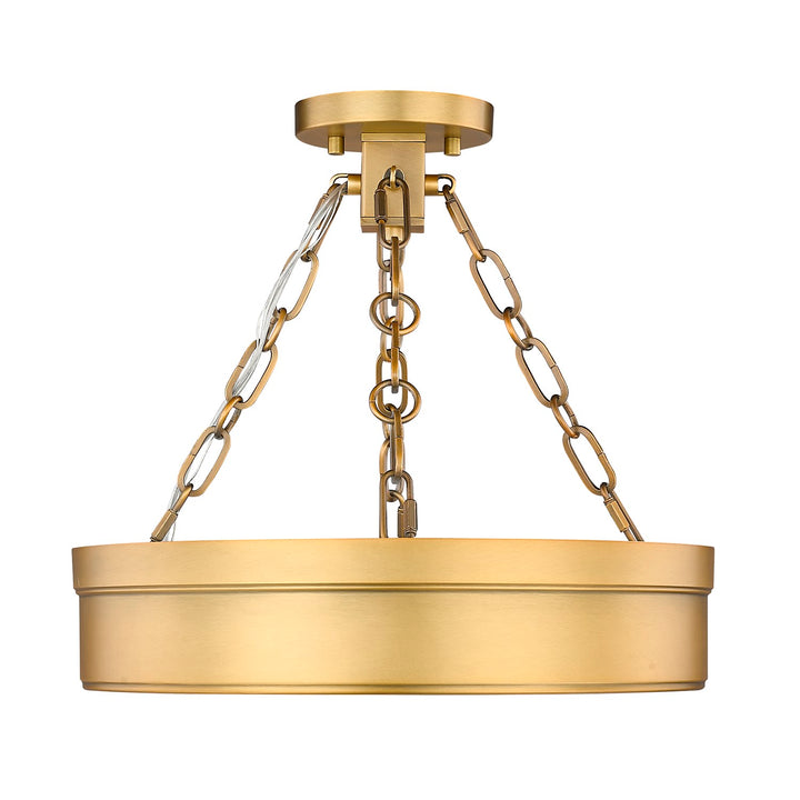 1 Light Semi Flush