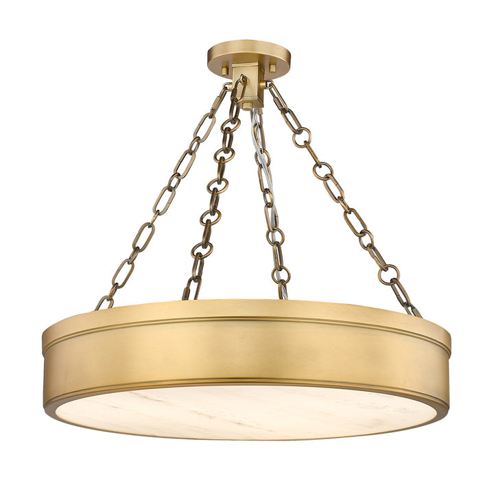 3 Light Semi Flush by Z-Lite
