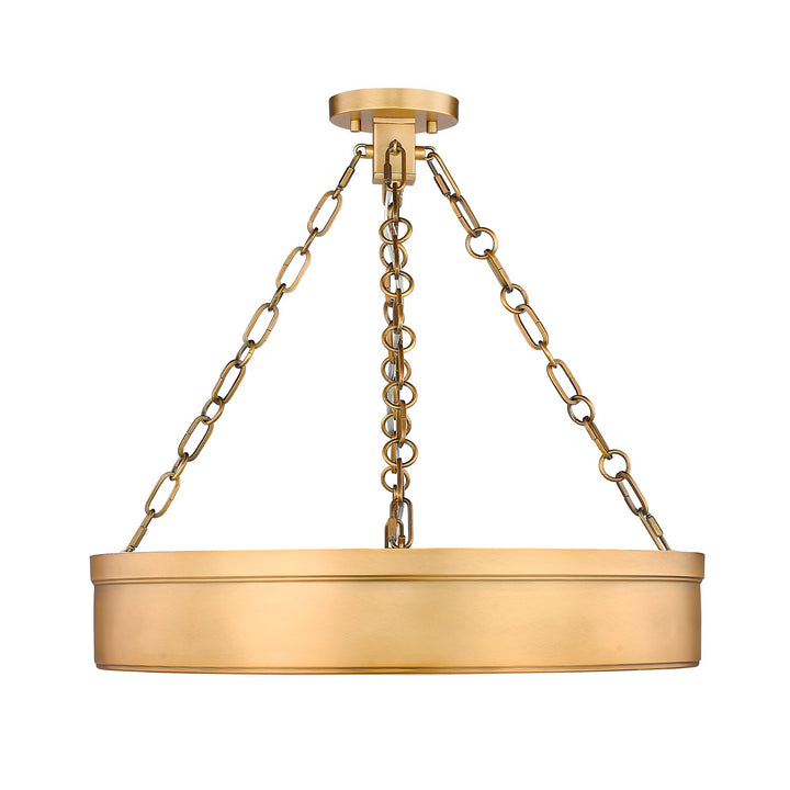 3 Light Semi Flush