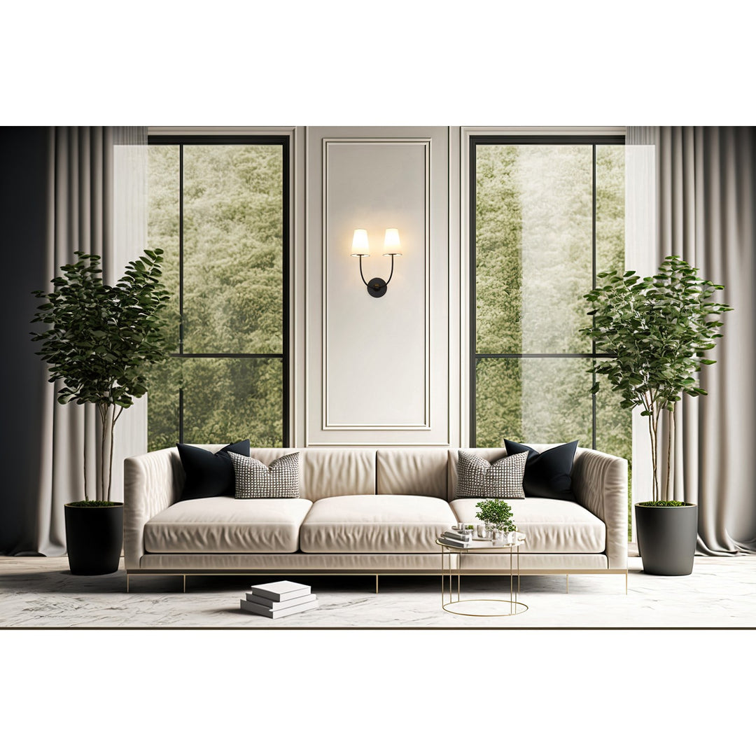 2 Light Wall Sconce