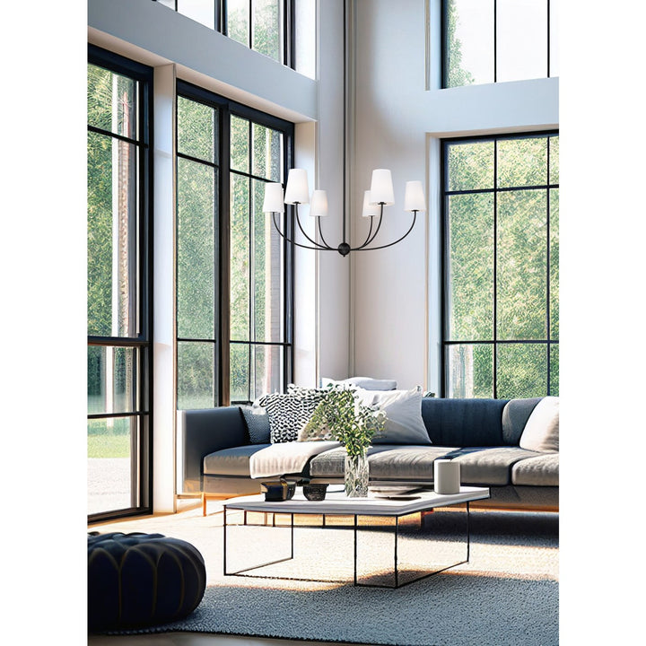 6 Light Chandelier