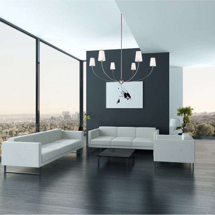 6 Light Chandelier