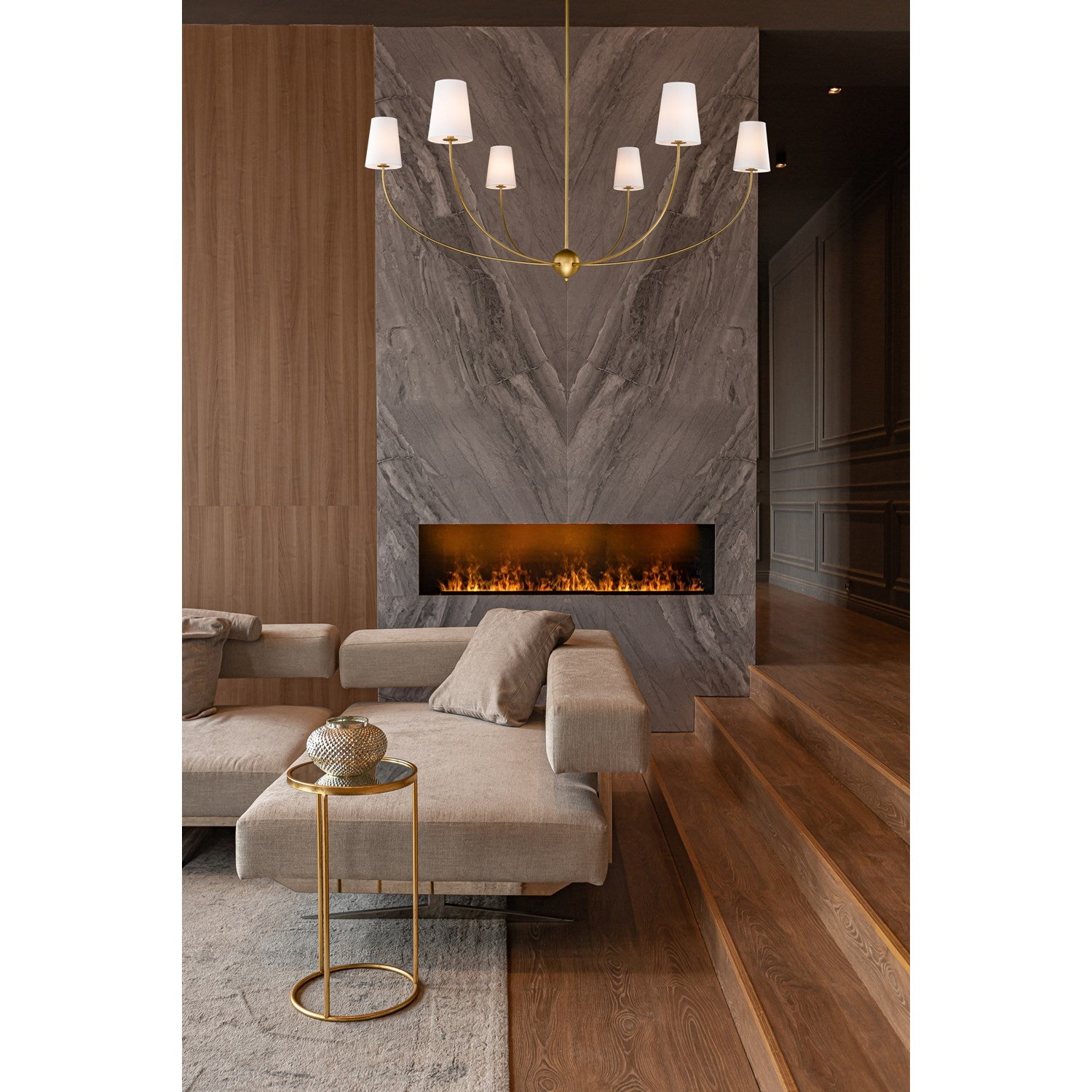6 Light Chandelier