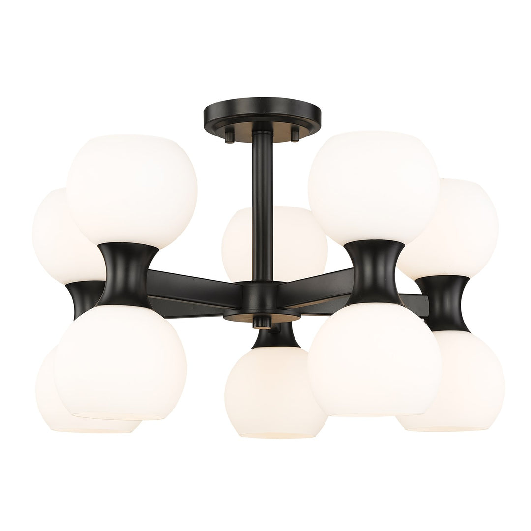 10 Light Semi Flush by Z-Lite