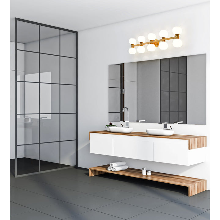 10 Light Vanity