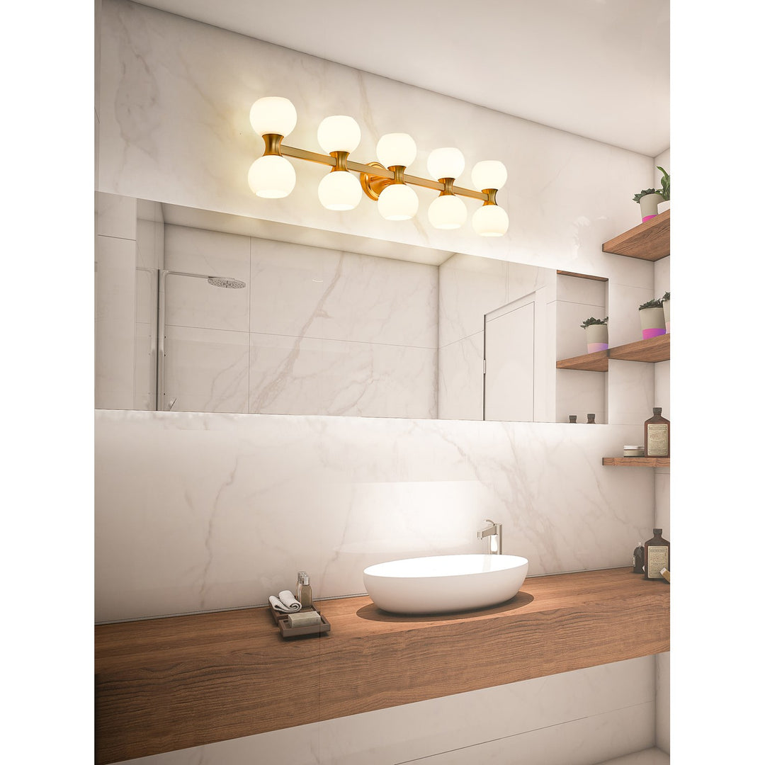 10 Light Vanity