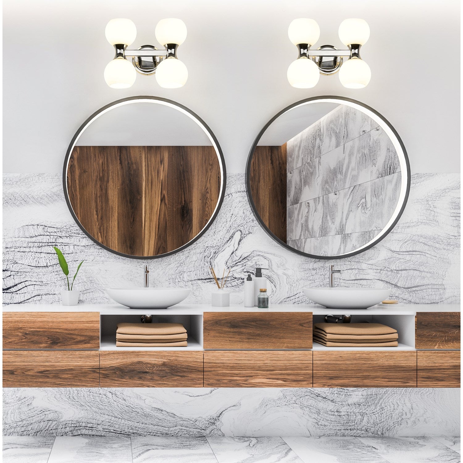 4 Light Vanity