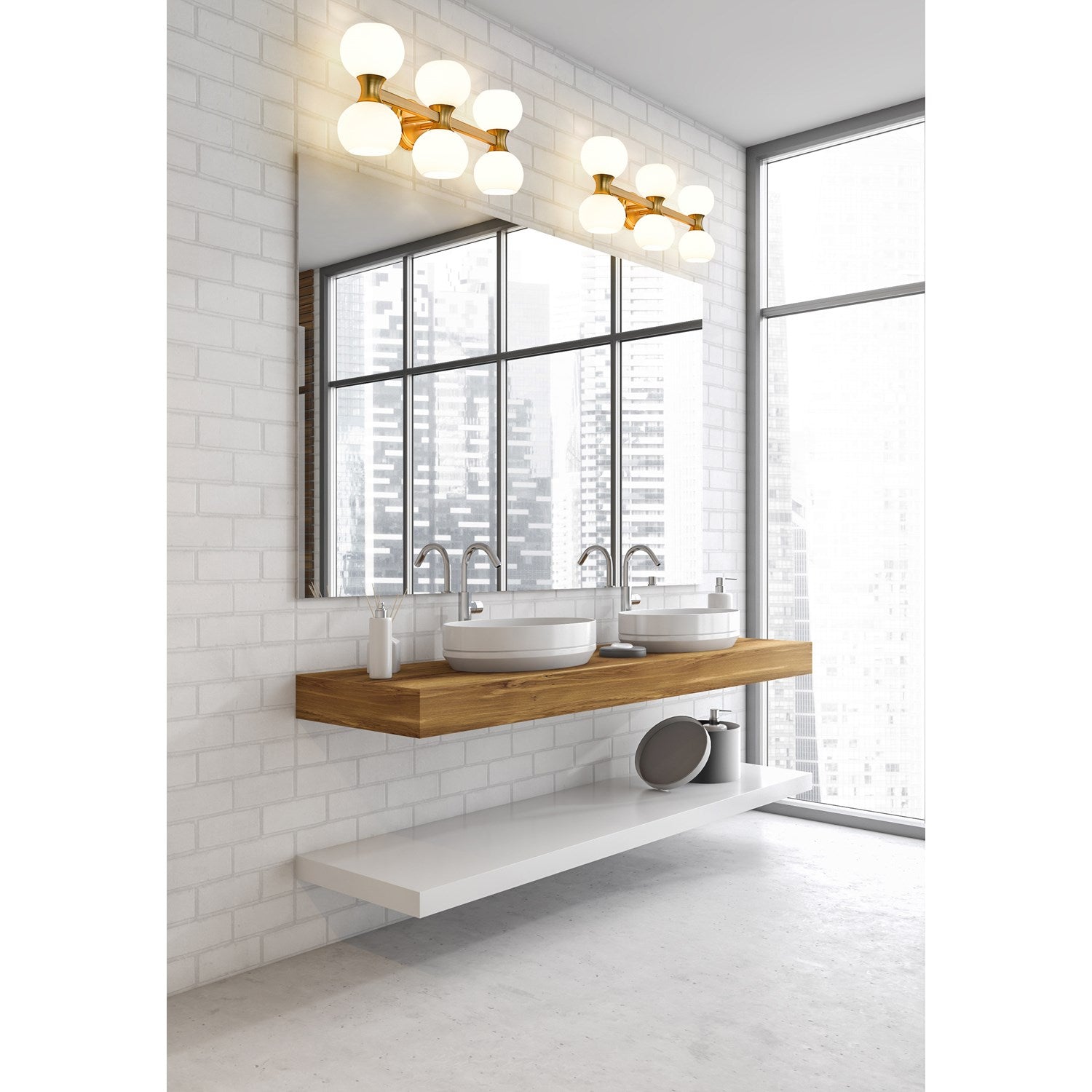 6 Light Vanity