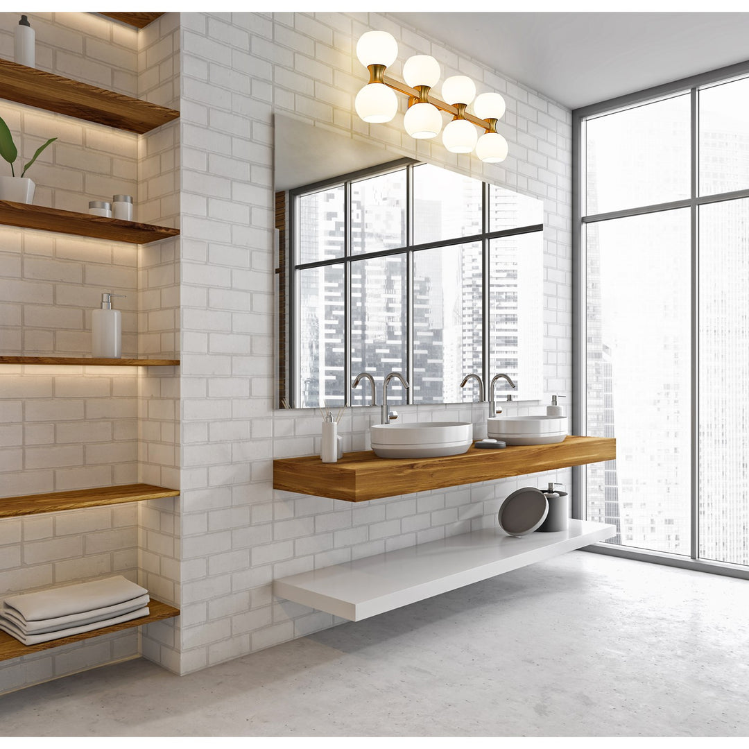 8 Light Vanity