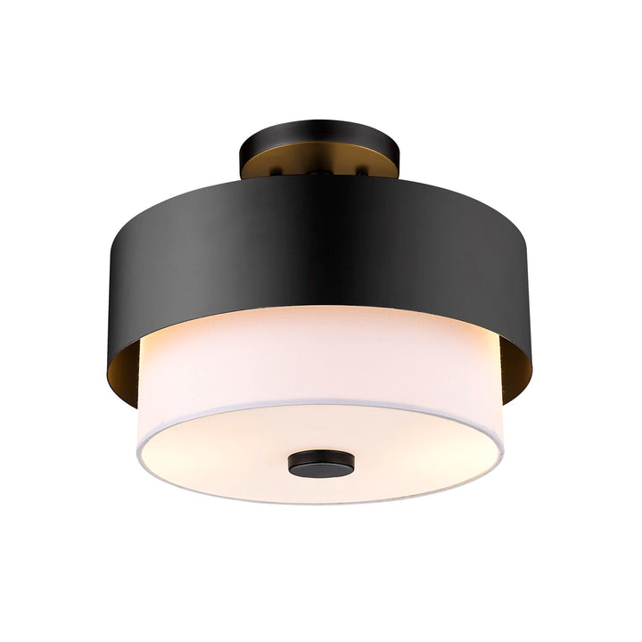 2 Light Semi Flush