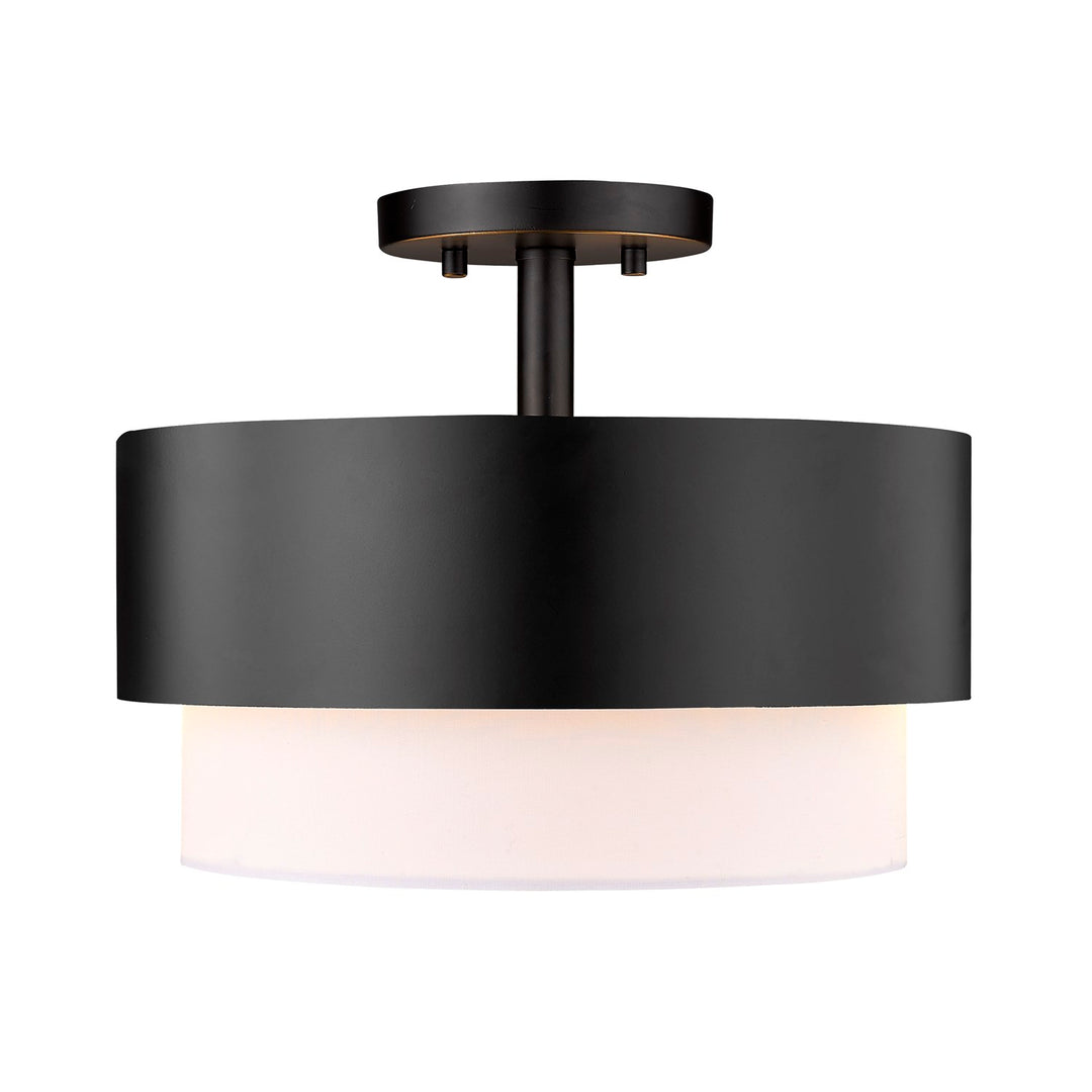 2 Light Semi Flush