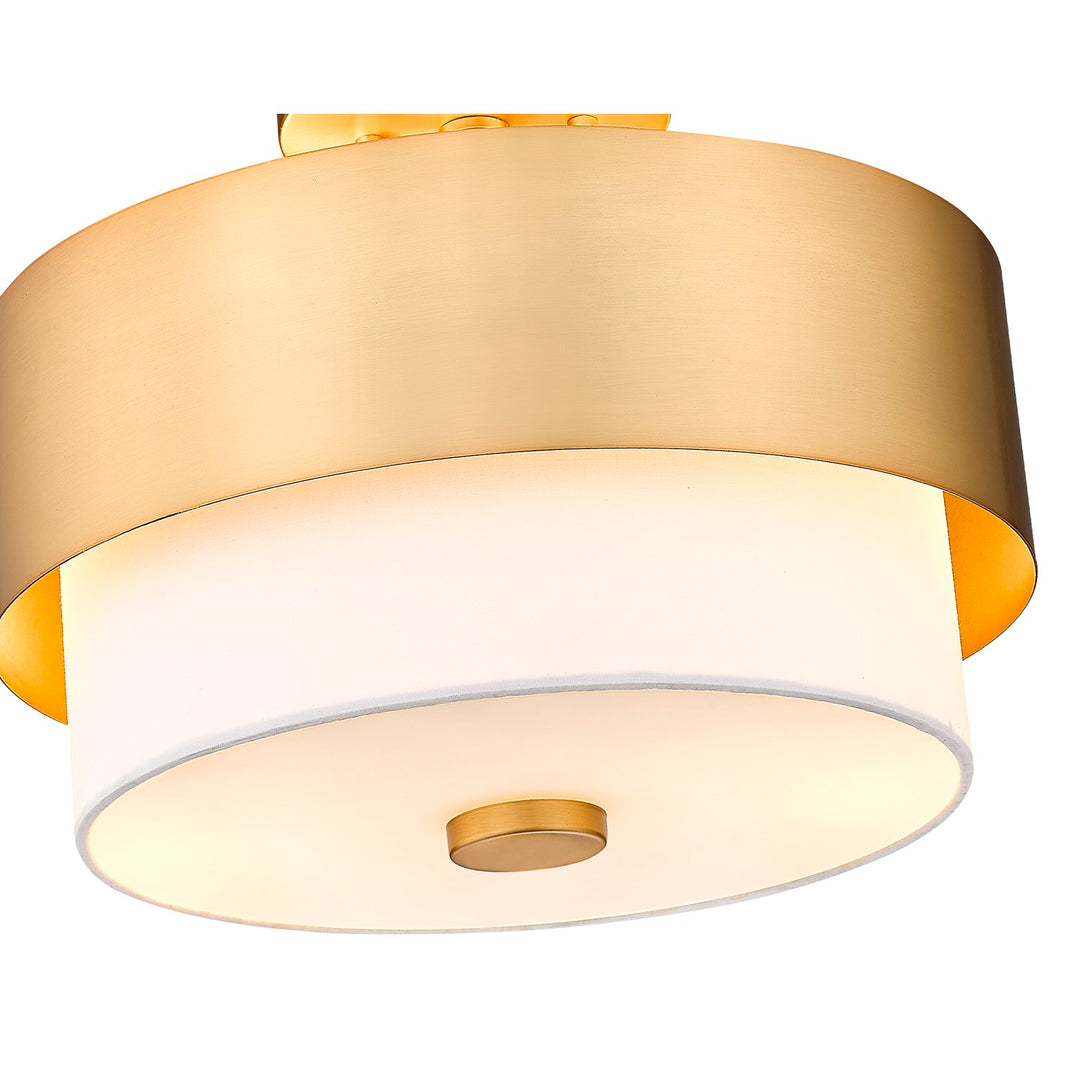 2 Light Semi Flush
