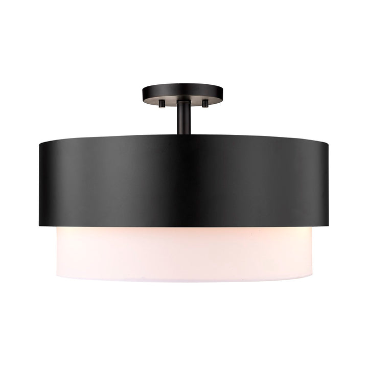 3 Light Semi Flush