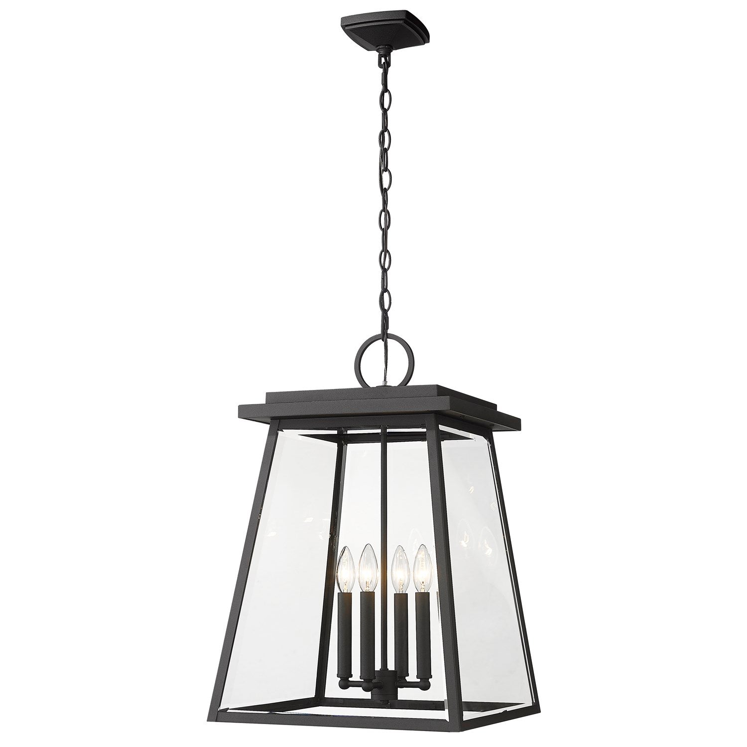 4 Light Outdoor Chain Mount Ceiling Fixture by Z-Lite
