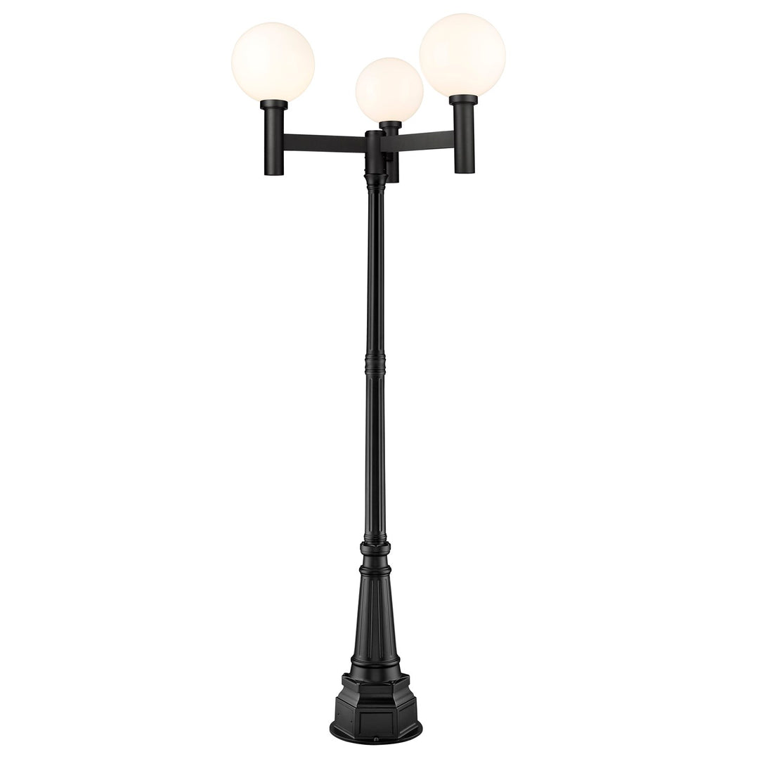 3 Light Outdoor Post Mounted Fixture by Z-Lite
