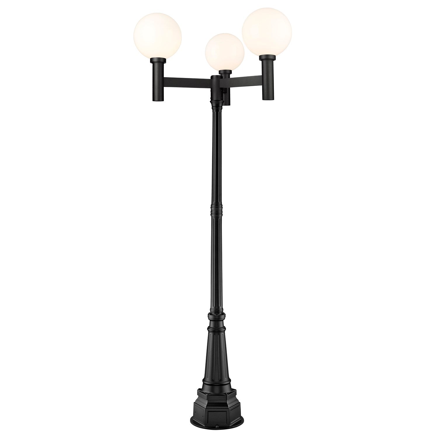 3 Light Outdoor Post Mounted Fixture by Z-Lite