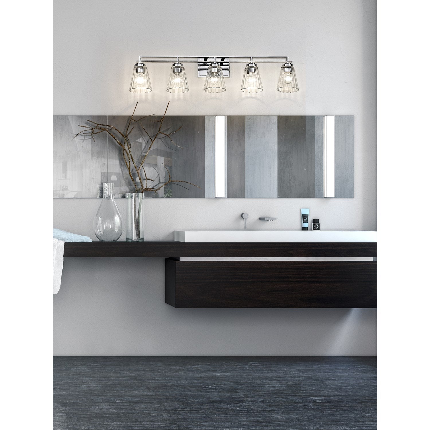 5 Light Vanity