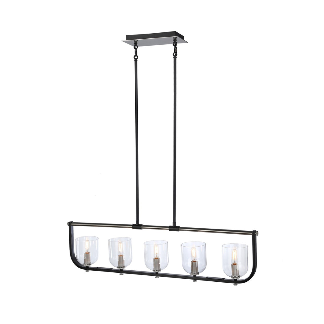 Collection 5-Light Island Light Black & Nickel