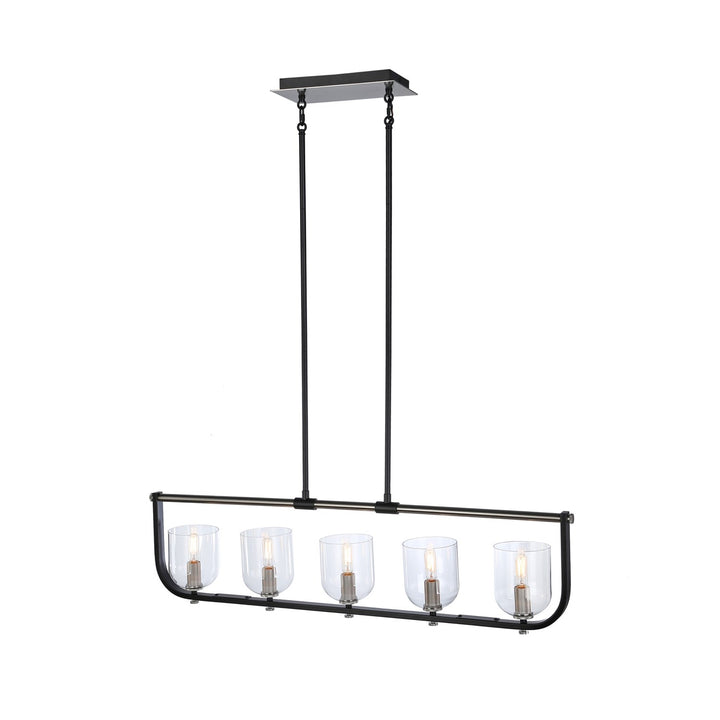Collection 5-Light Island Light Black & Nickel