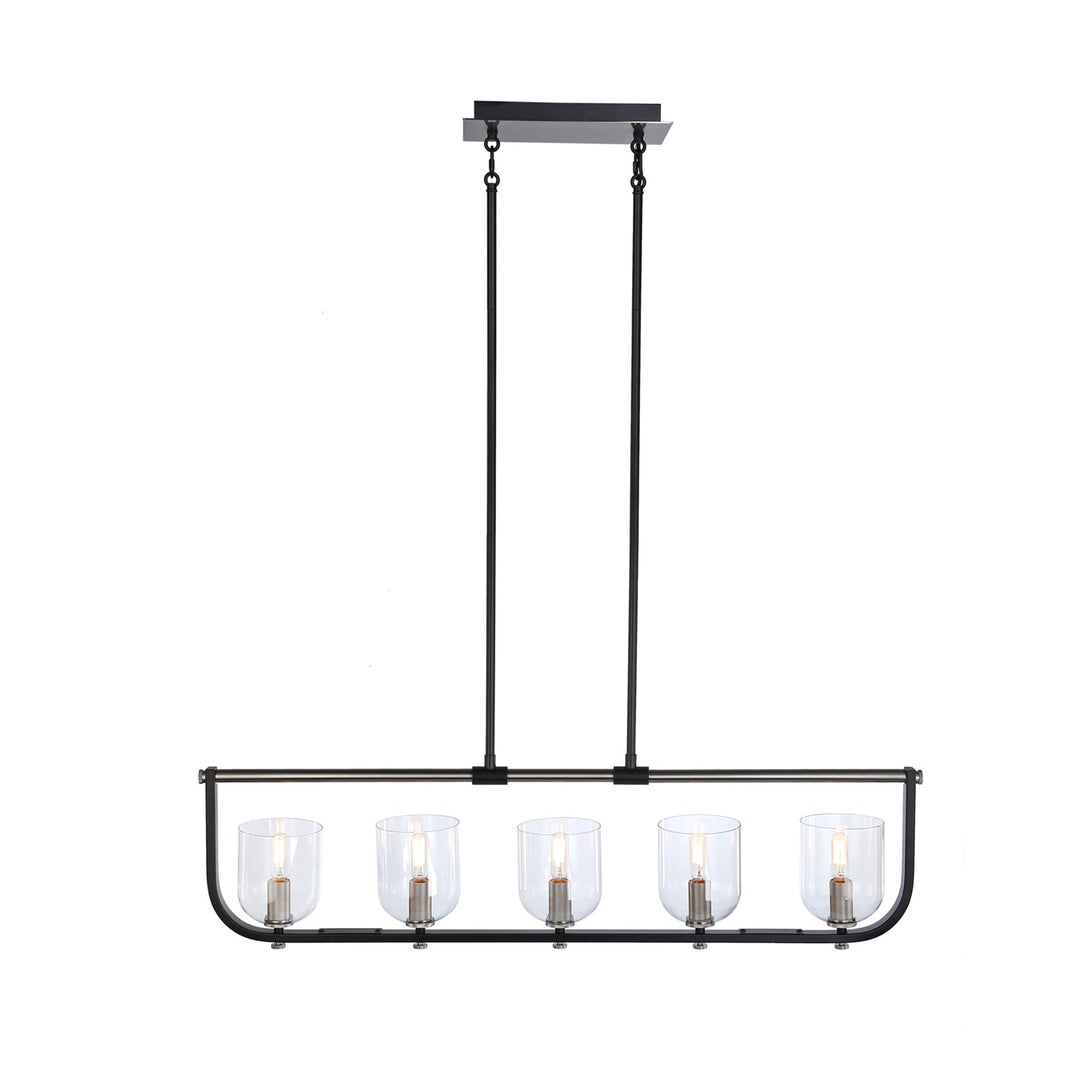 Collection 5-Light Island Light Black & Nickel