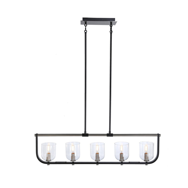 Collection 5-Light Island Light Black & Nickel