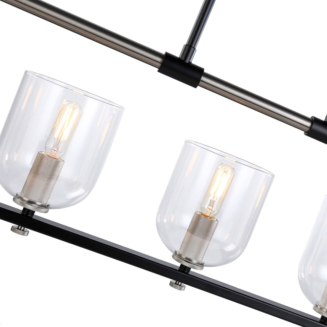 Collection 5-Light Island Light Black & Nickel