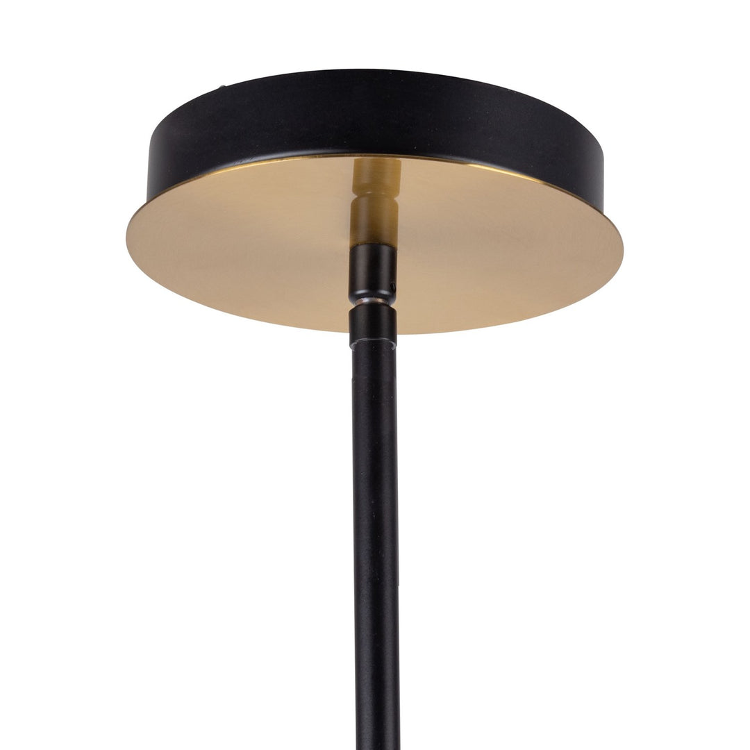 Collection 6-Light Chandelier Matte Black & Brass