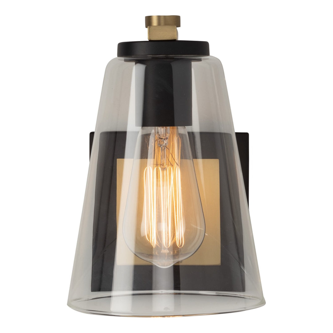 Collection 4-Light Vanity Light Black & Brass by Artcraft