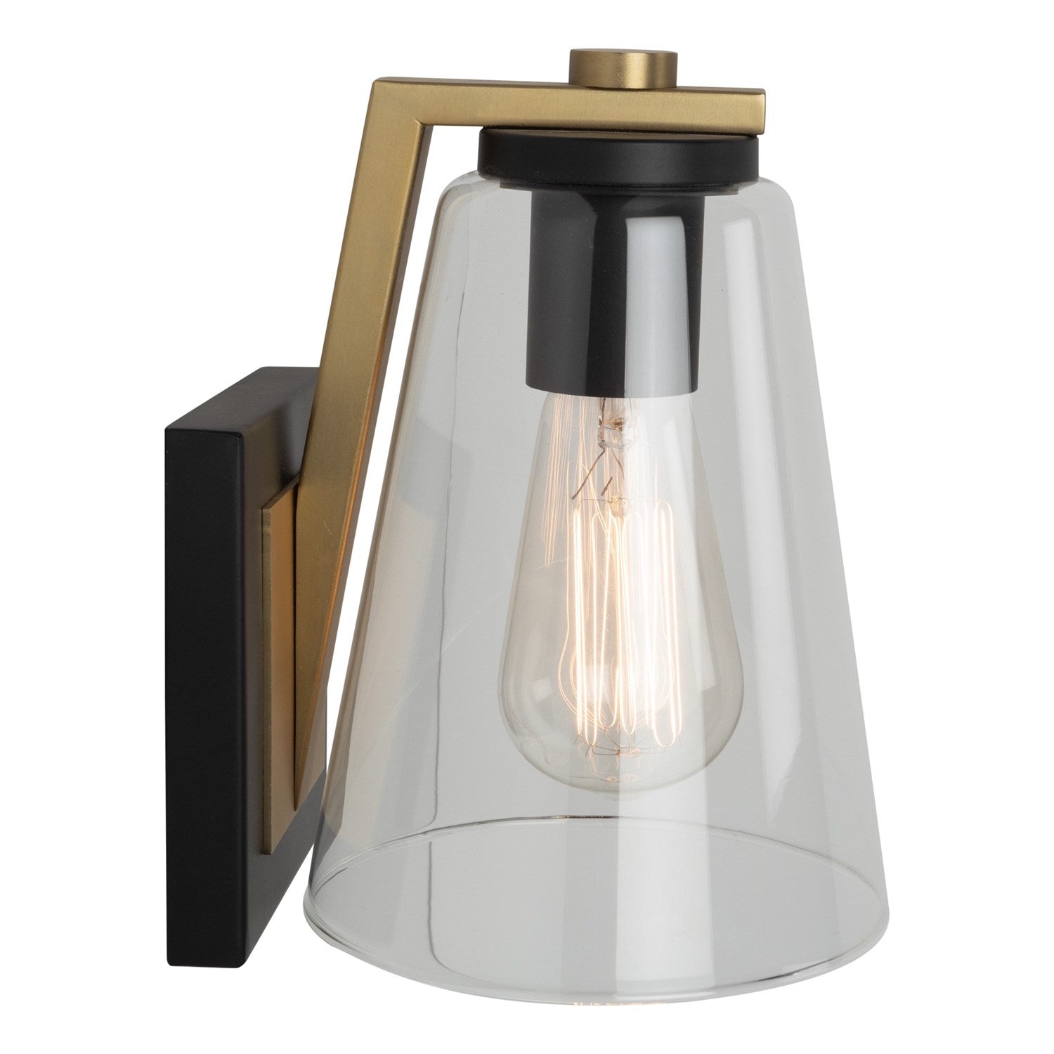 Collection 4-Light Vanity Light Black & Brass