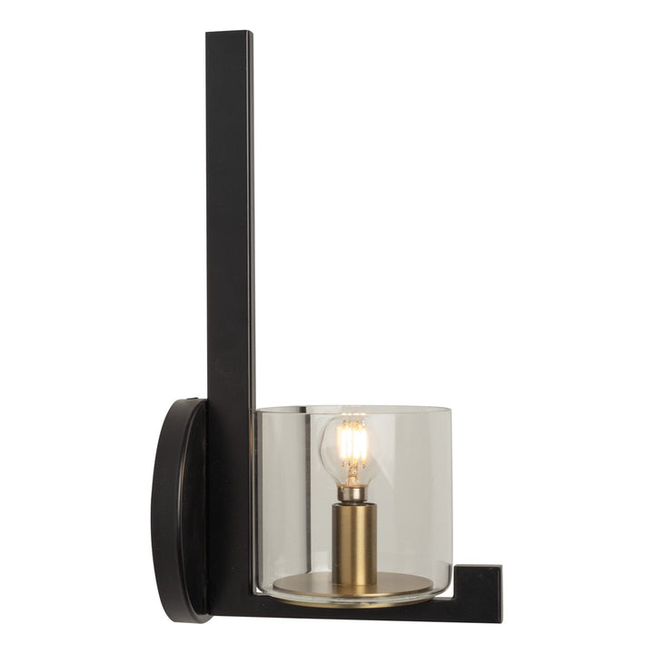 Collection 1-Light Sconce Black And Brass