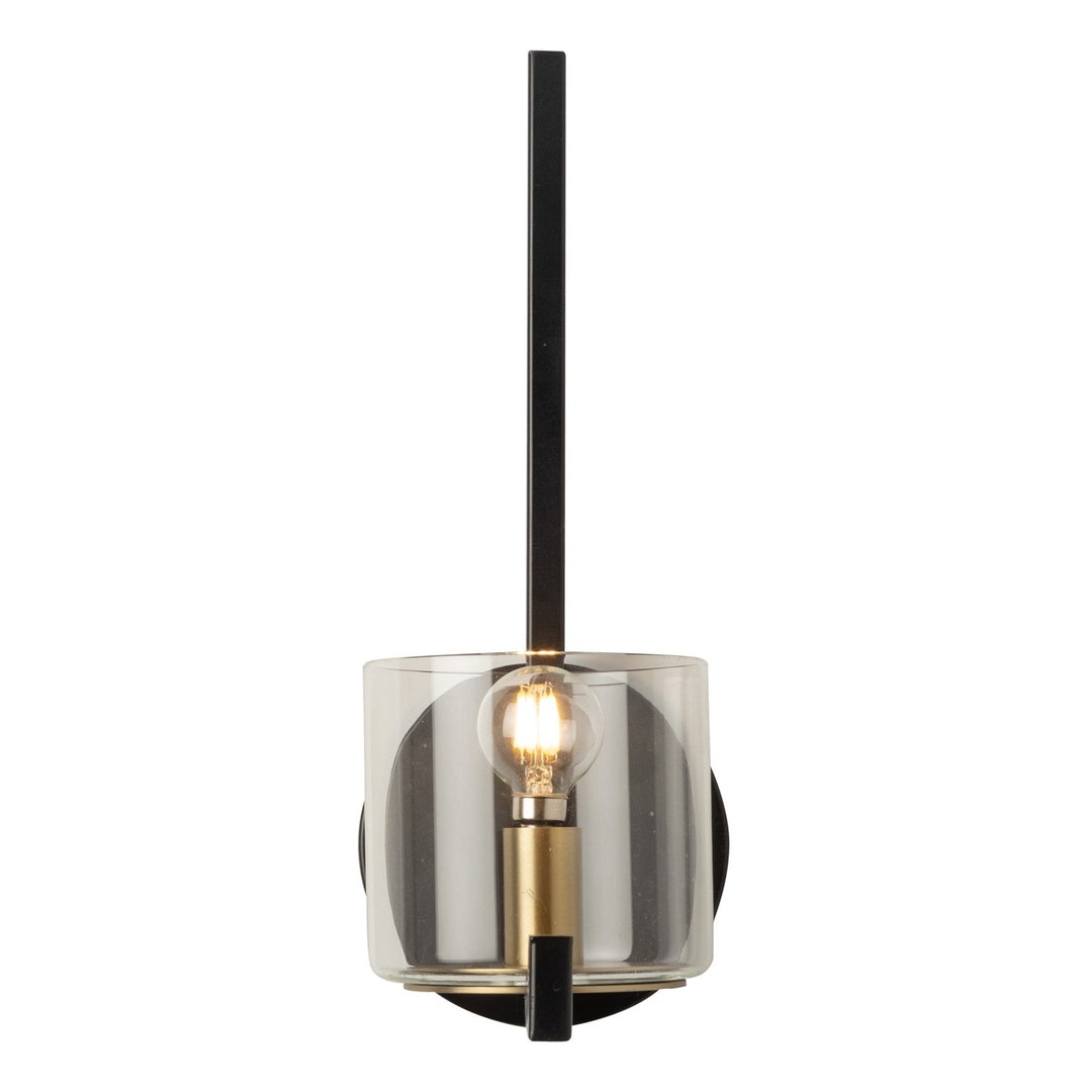 Collection 1-Light Sconce Black And Brass