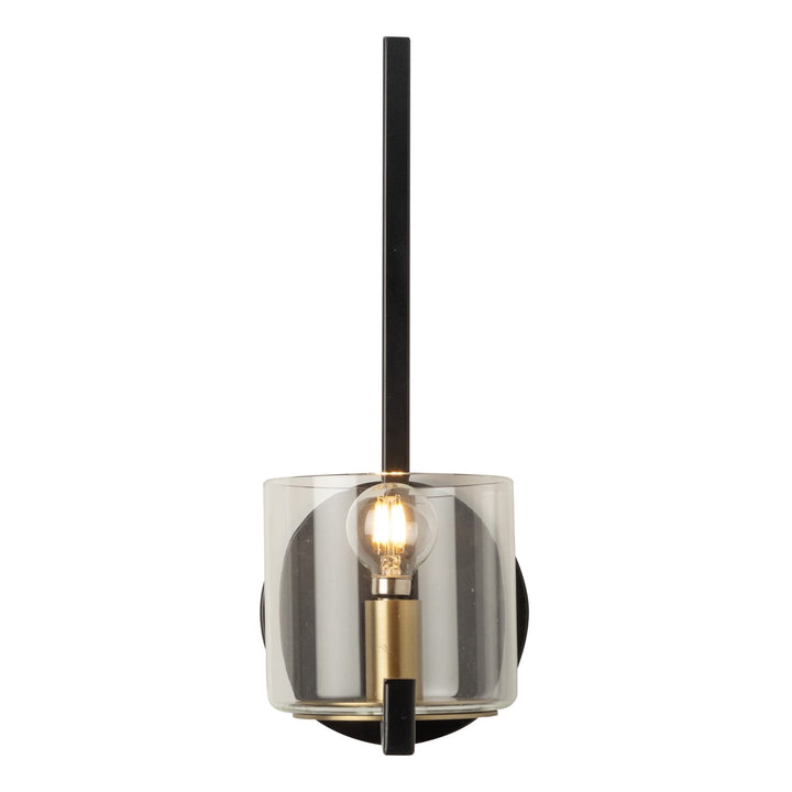 Collection 1-Light Sconce Black And Brass