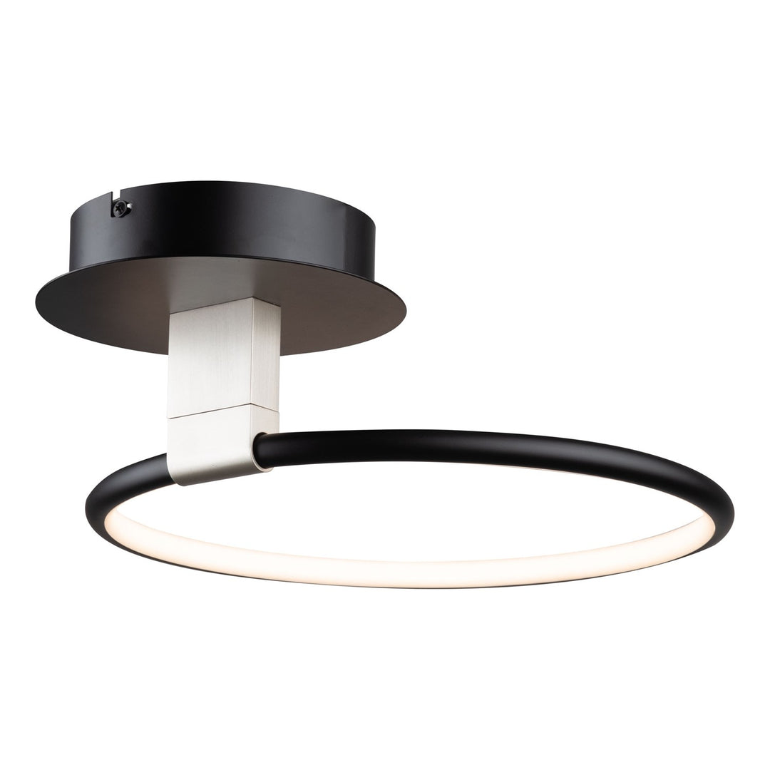 Collection Integrated Led Semi-Flush Mount Black by Artcraft