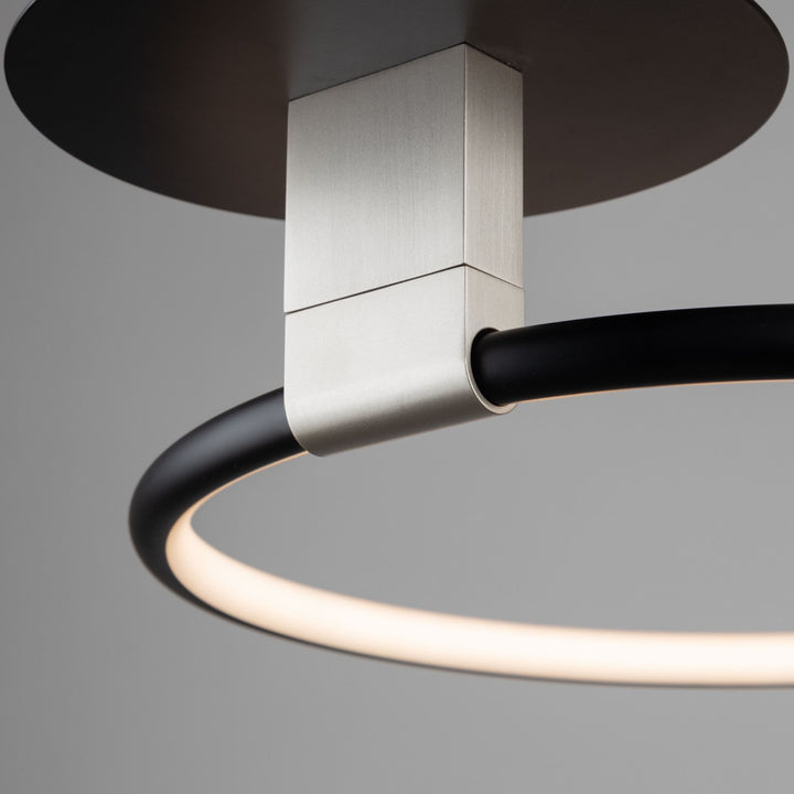 Collection Integrated Led Semi-Flush Mount Black