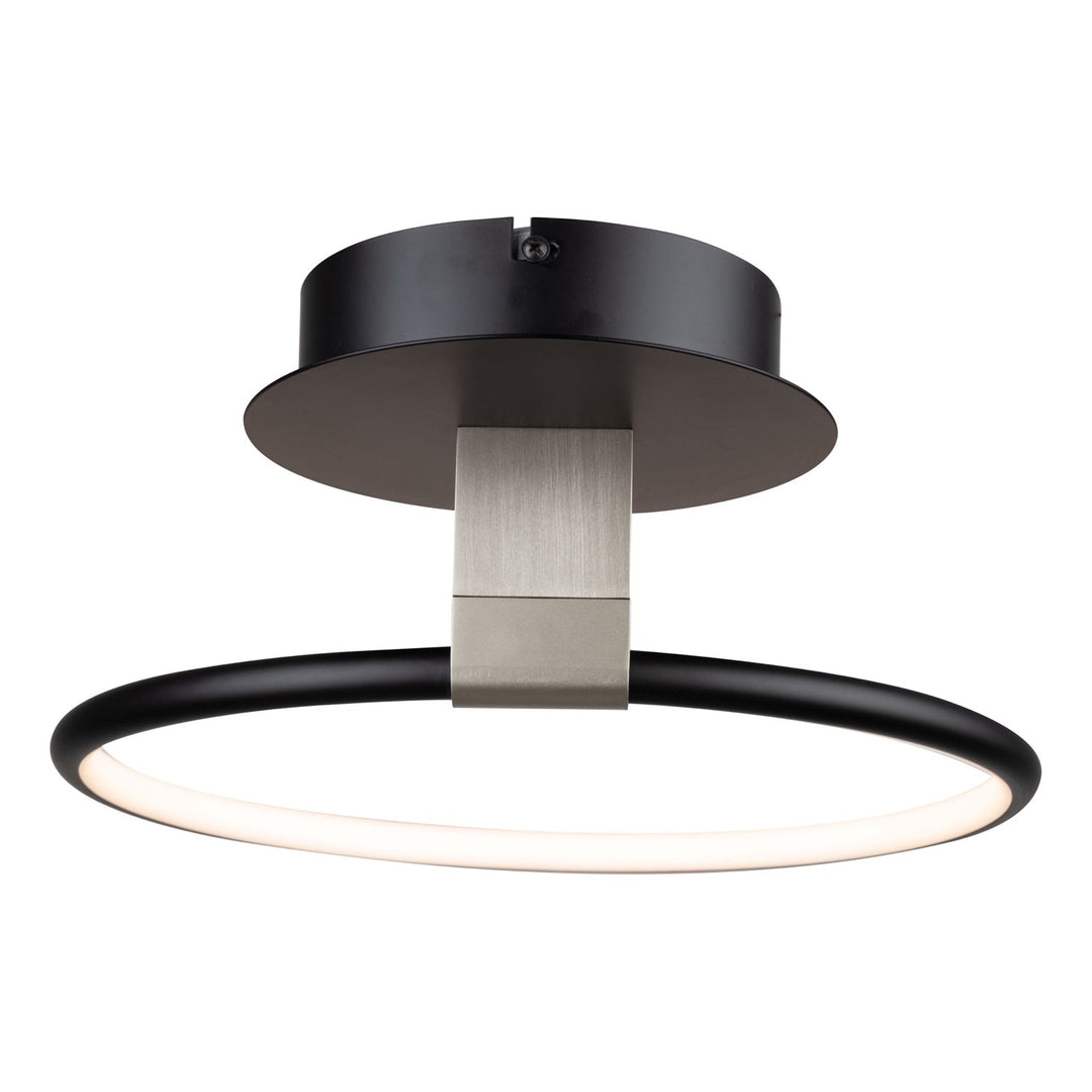 Collection Integrated Led Semi-Flush Mount Black