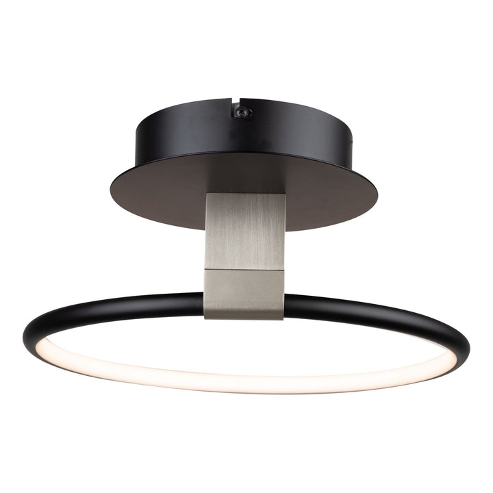 Collection Integrated Led Semi-Flush Mount Black