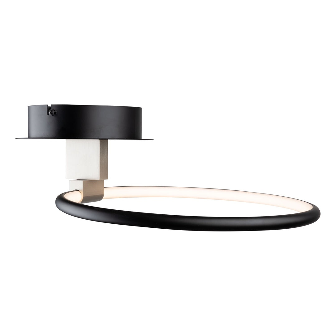 Collection Integrated Led Semi-Flush Mount Black
