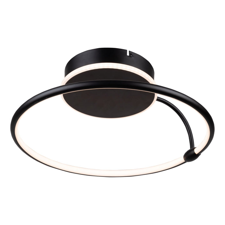 Collection Integrated Led Semi-Flush Mount Black