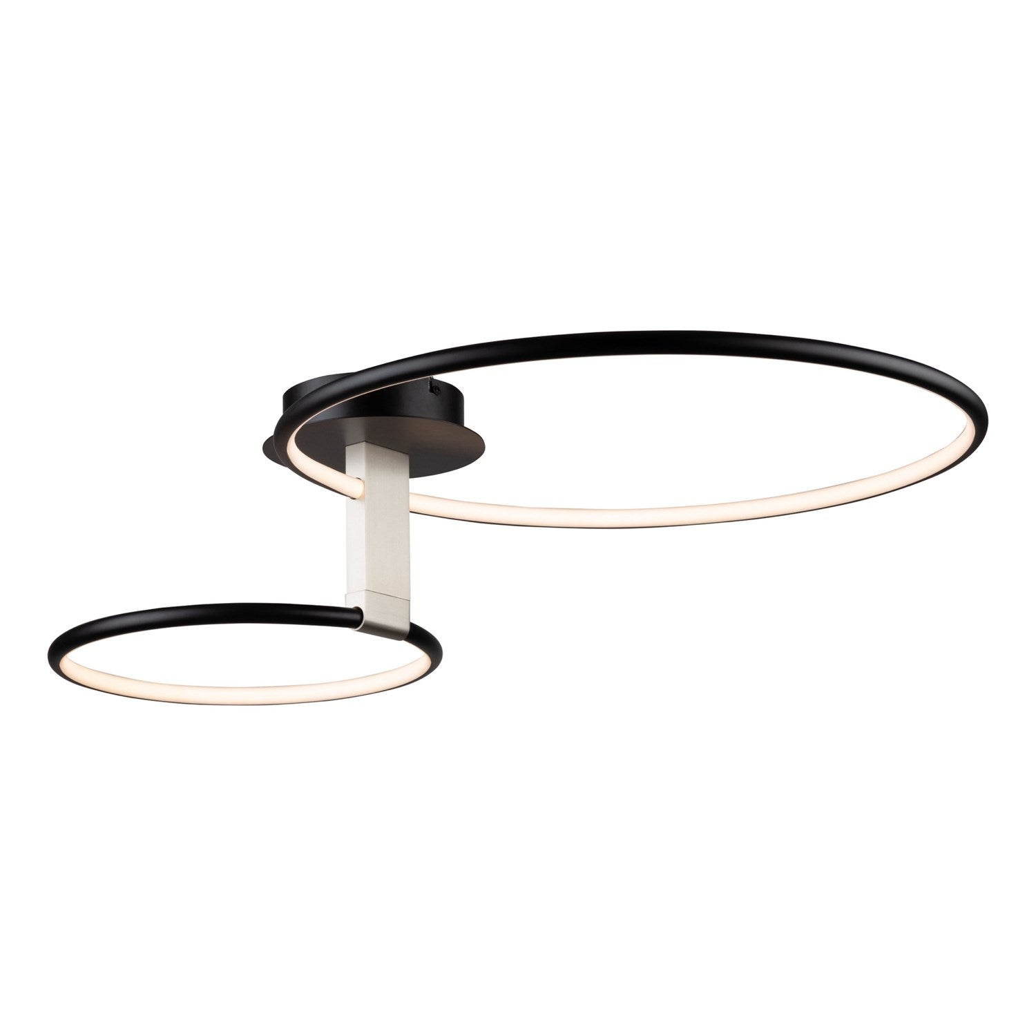 Collection Integrated Led Semi-Flush Mount Black by Artcraft