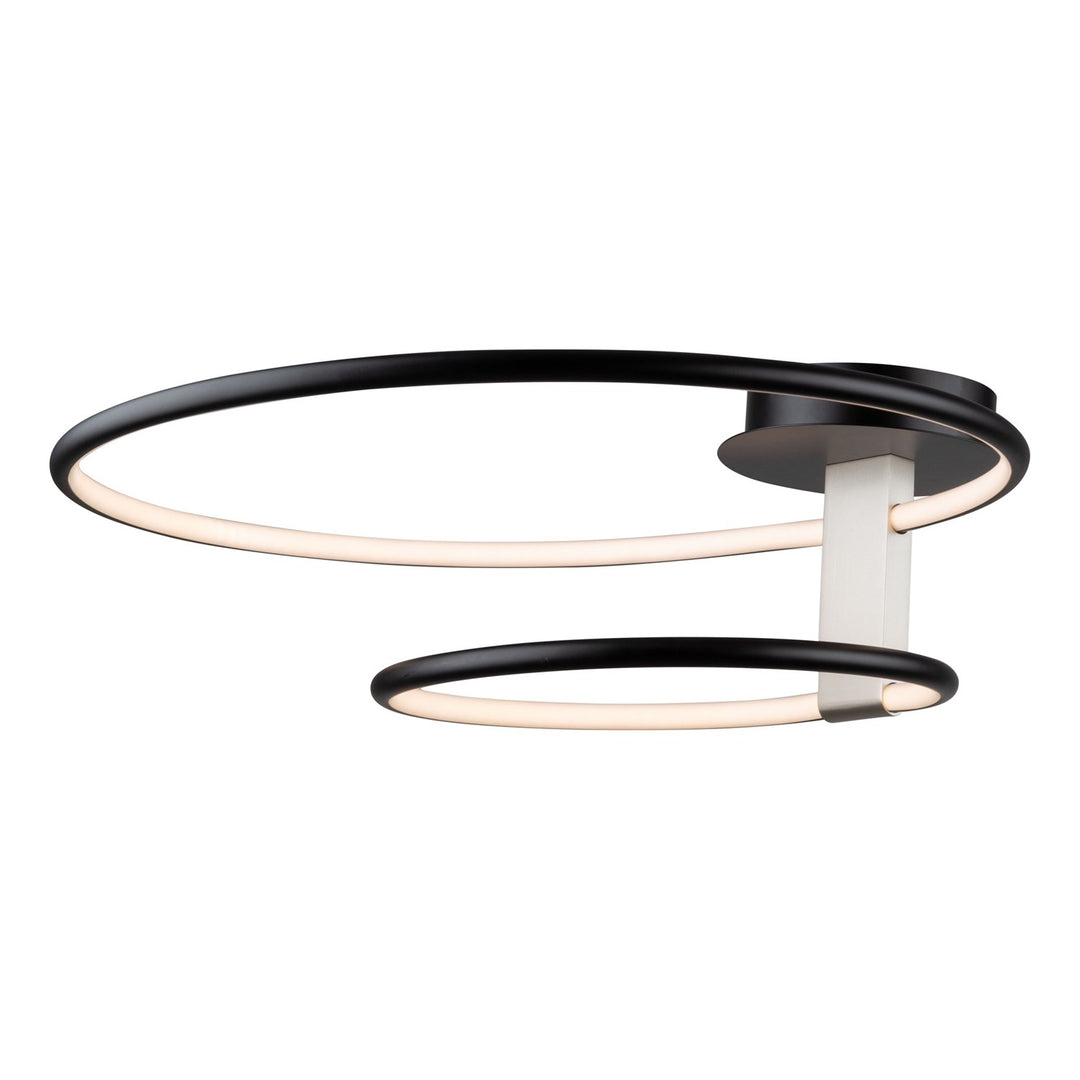 Collection Integrated Led Semi-Flush Mount Black