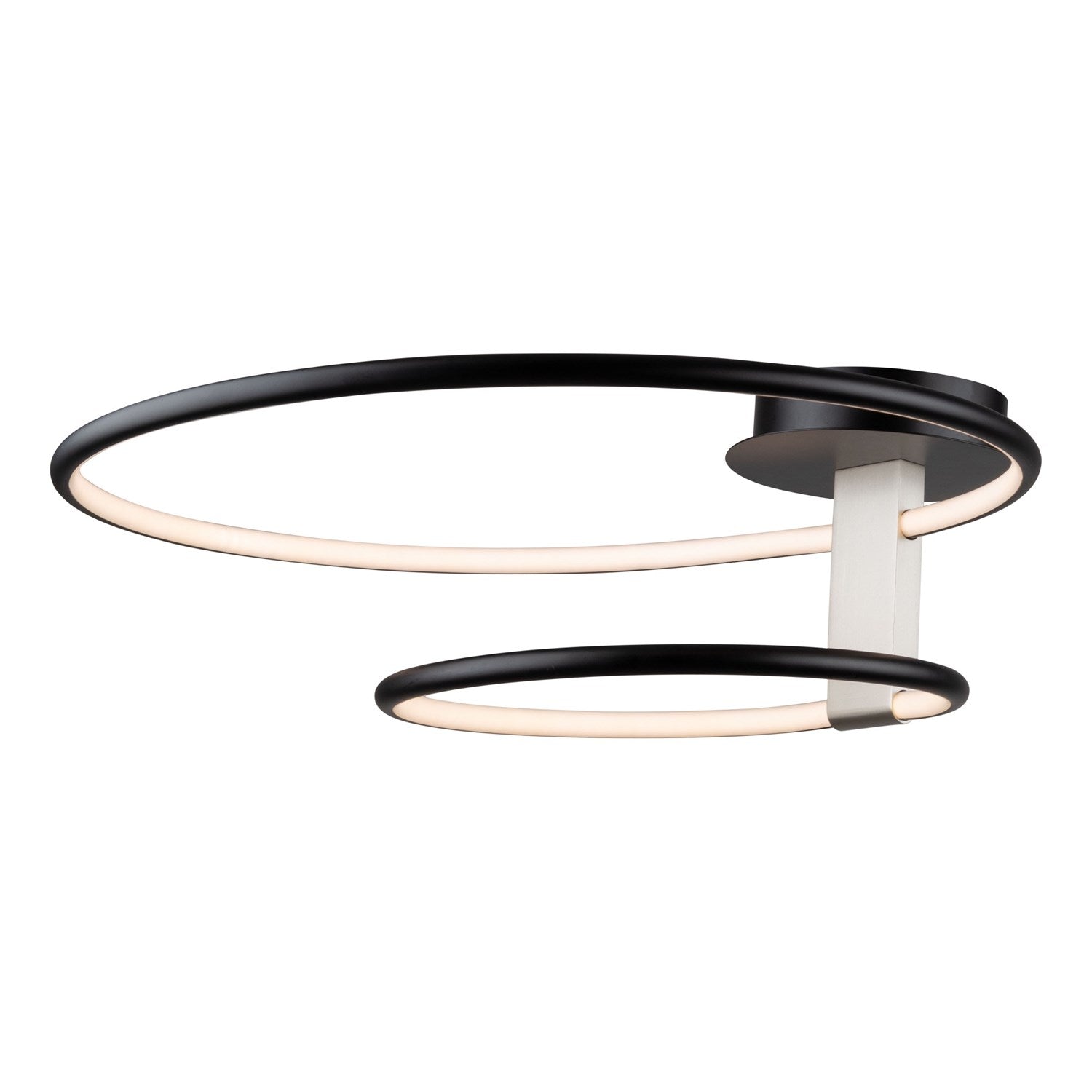 Collection Integrated Led Semi-Flush Mount Black