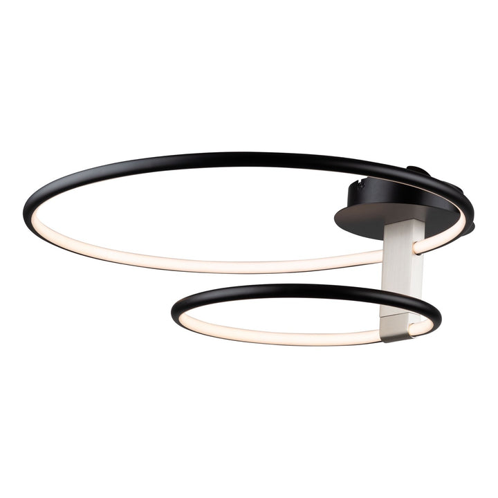Collection Integrated Led Semi-Flush Mount Black
