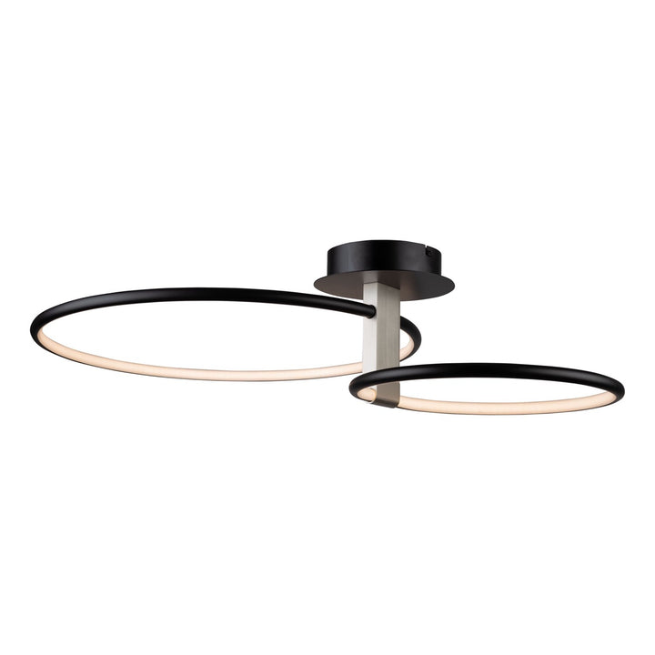 Collection Integrated Led Semi-Flush Mount Black