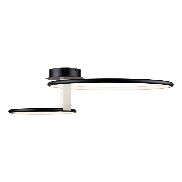 Collection Integrated Led Semi-Flush Mount Black