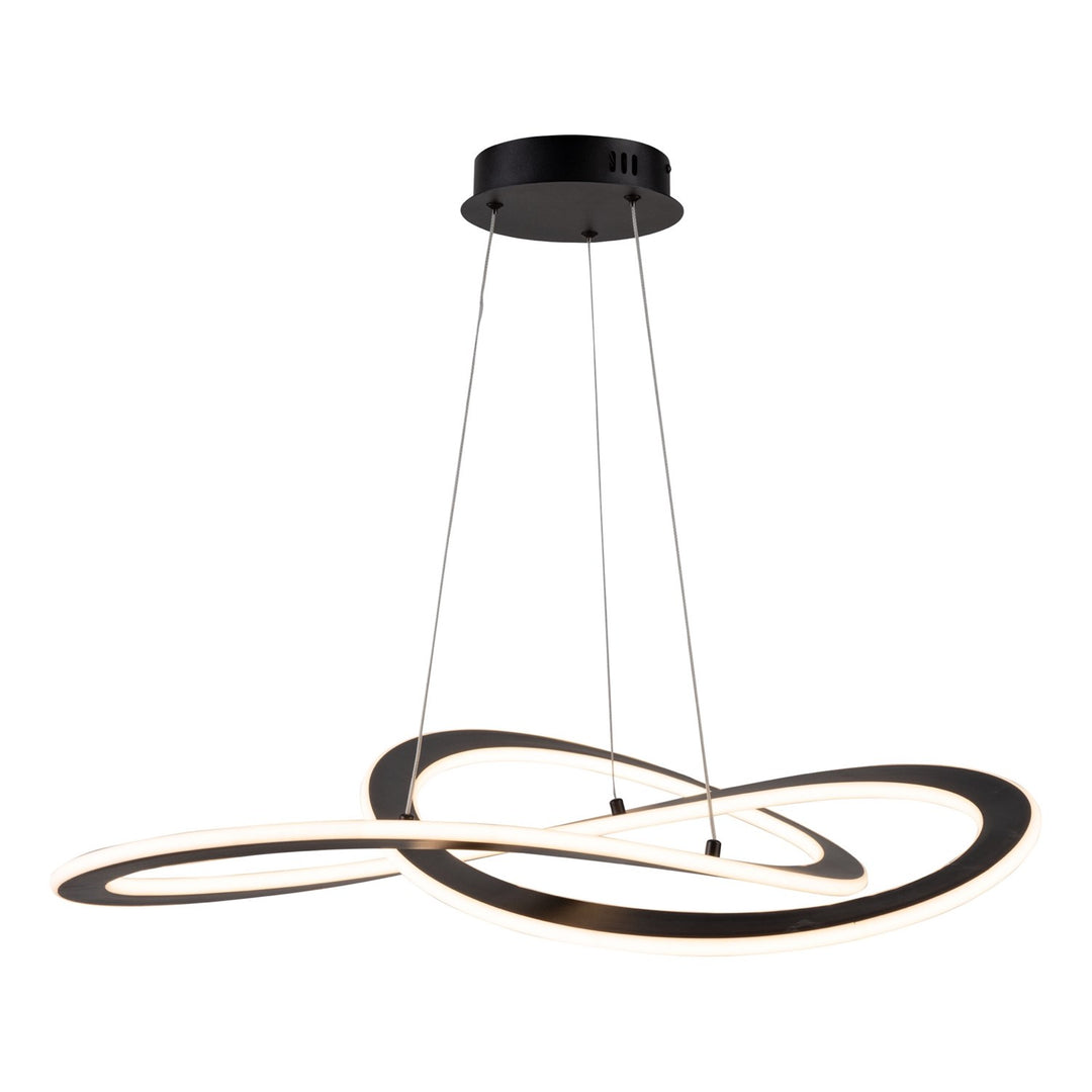 Collection Integrated Led Chandelier Black by Artcraft